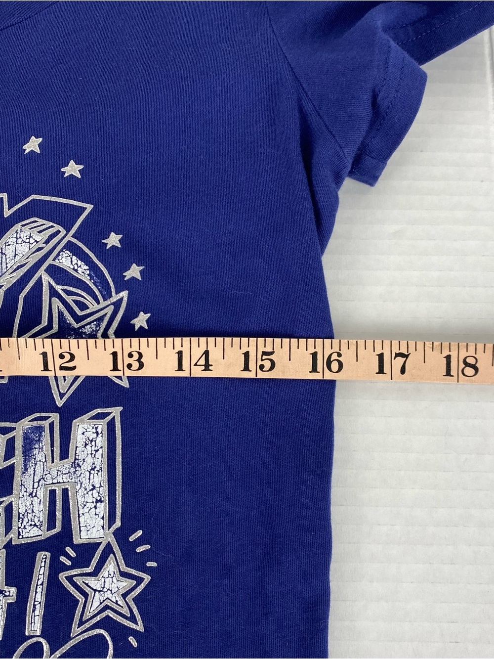 Coach Poppy Graphic Tee Blue Short Sleeve T Shirt Womens Small Casual Y2K - Picture 5 of 6
